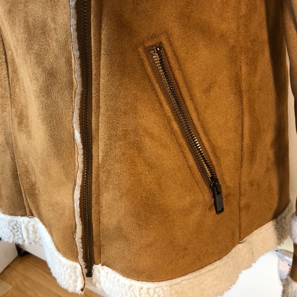 Old Navy vegan Suede Jacket Medium - Picture 7 of 16